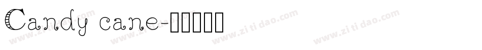 Candy cane字体转换